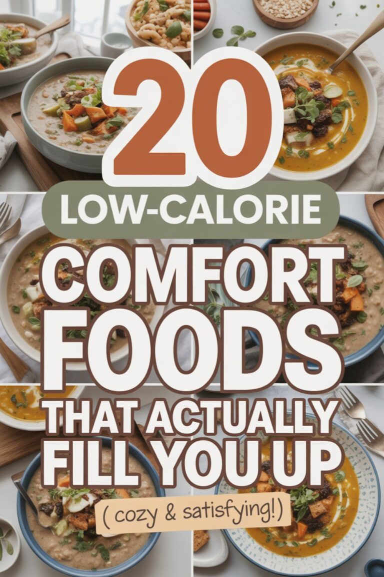 20 Low-Calorie Comfort Foods That Actually Fill You Up