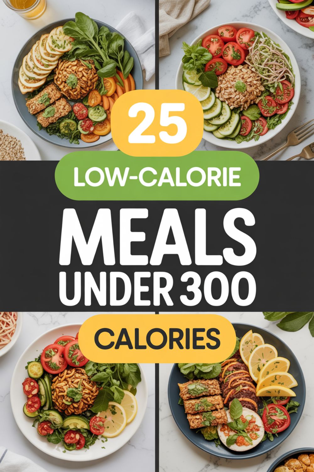 25 Low-Calorie Meals Under 300 Calories (Healthy & Filling) 2 Mediterranean dinner spread