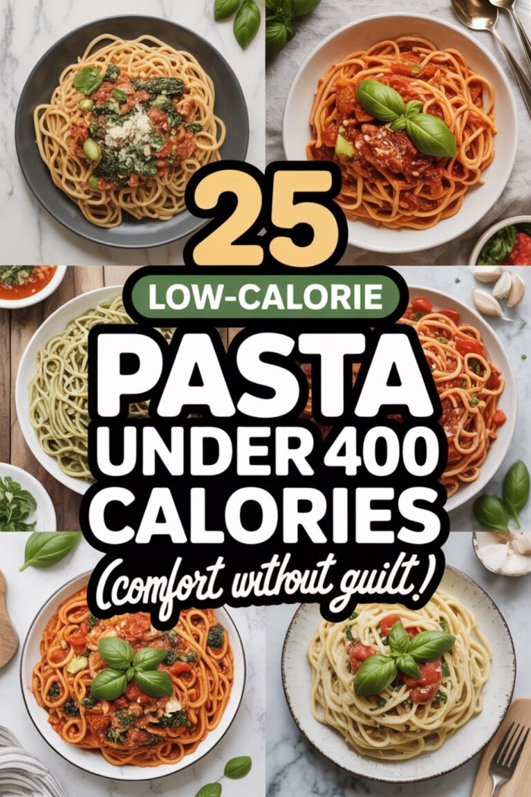 25 Low-Calorie Pasta Recipes Under 400 Calories 3 25 Low-Calorie Pasta Recipes Under 400 Calories