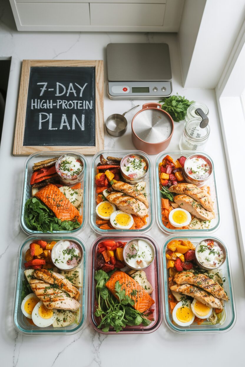 7 Day High Protein 1200 Calorie Meal Plan