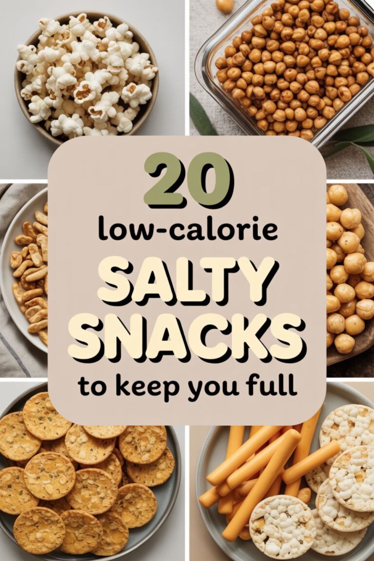 20 Low-Calorie Salty Snacks to Keep You Full