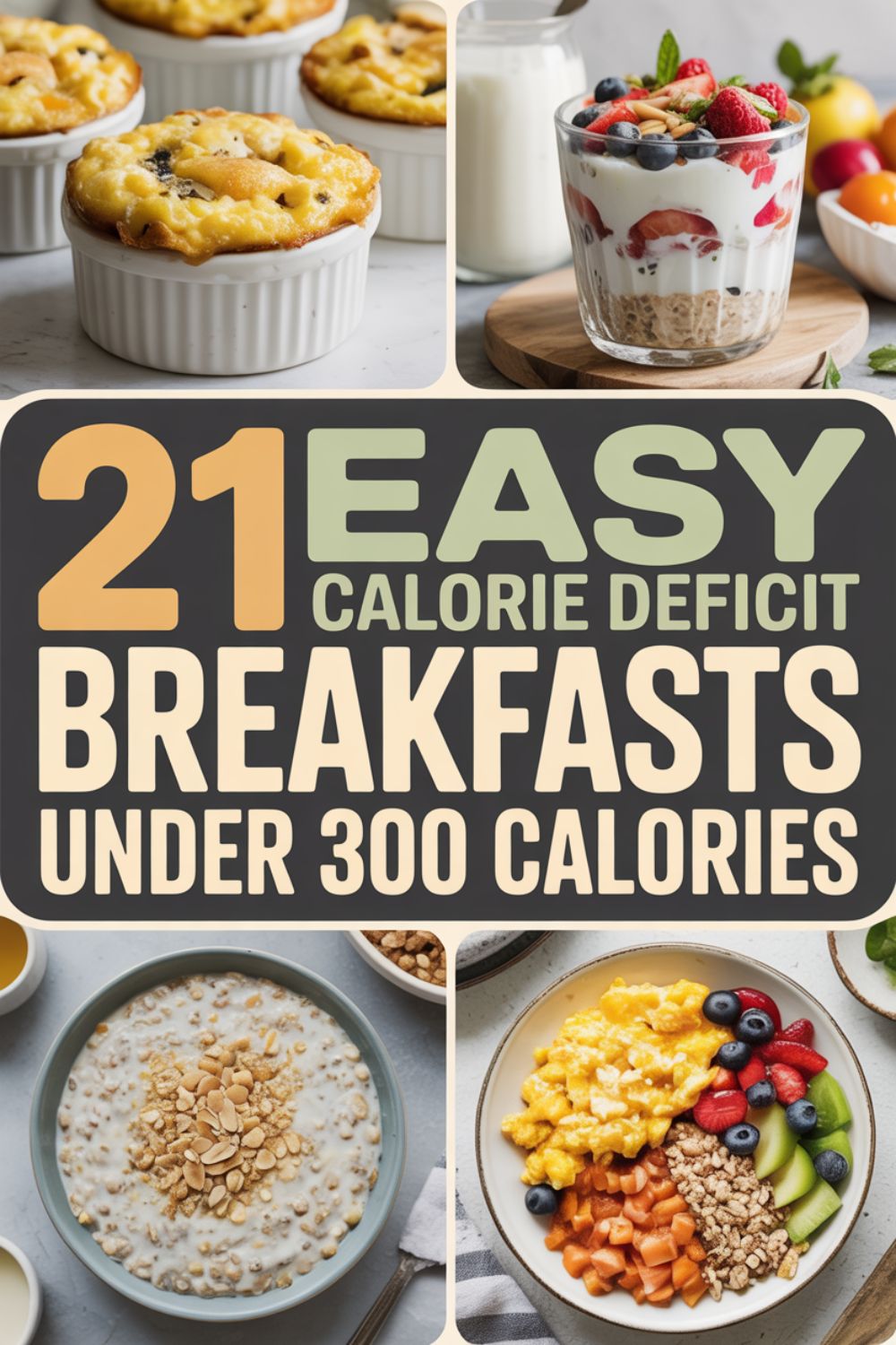 21 Easy Calorie Deficit Breakfasts Under 300 Calories 2