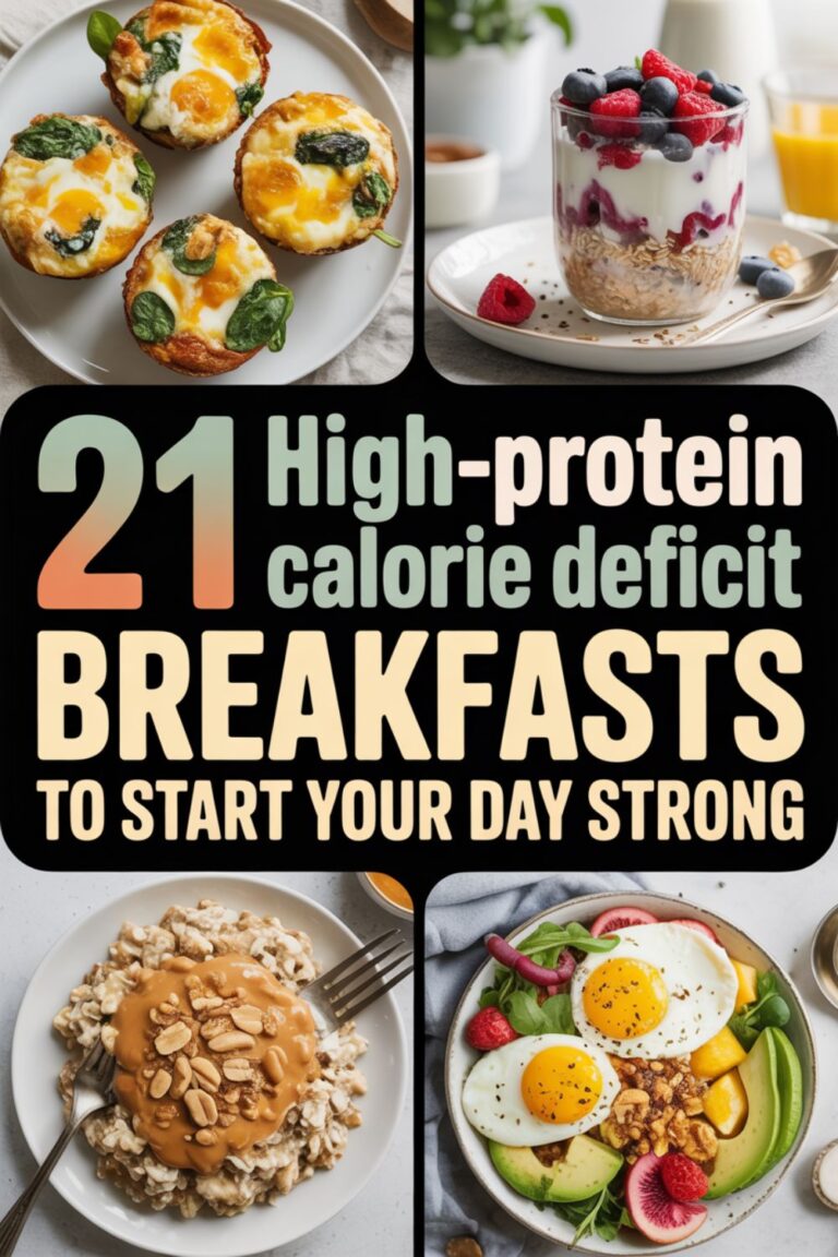 21 High-Protein Calorie Deficit Breakfasts to Start Your Day Strong