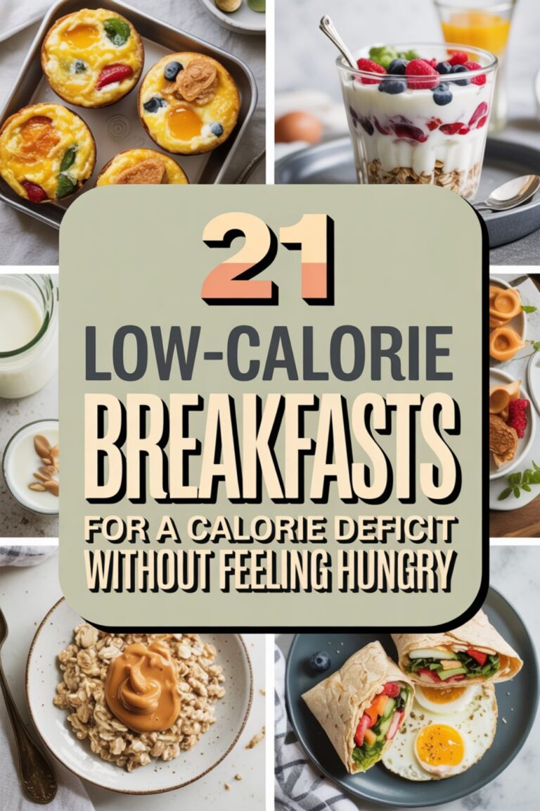 21 Low-Calorie Breakfasts for a Calorie Deficit Without Feeling Hungry