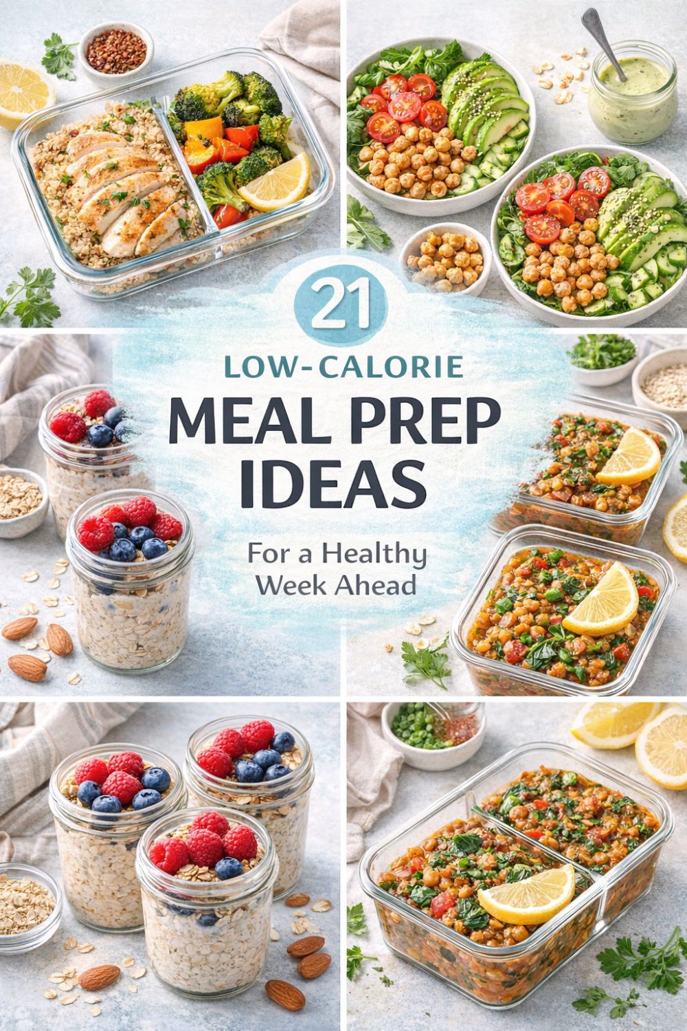 21 Low Calorie Meal Prep Ideas for the Week