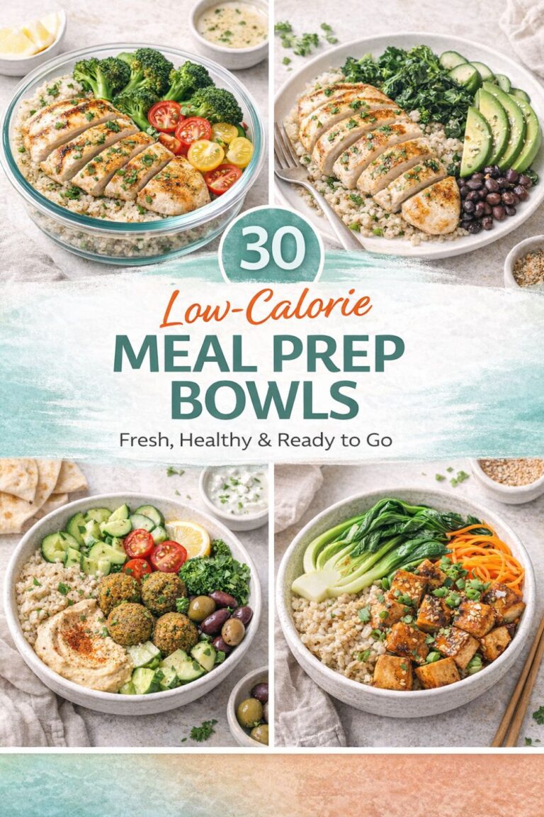 30 Low-Calorie Meal Prep Bowls
