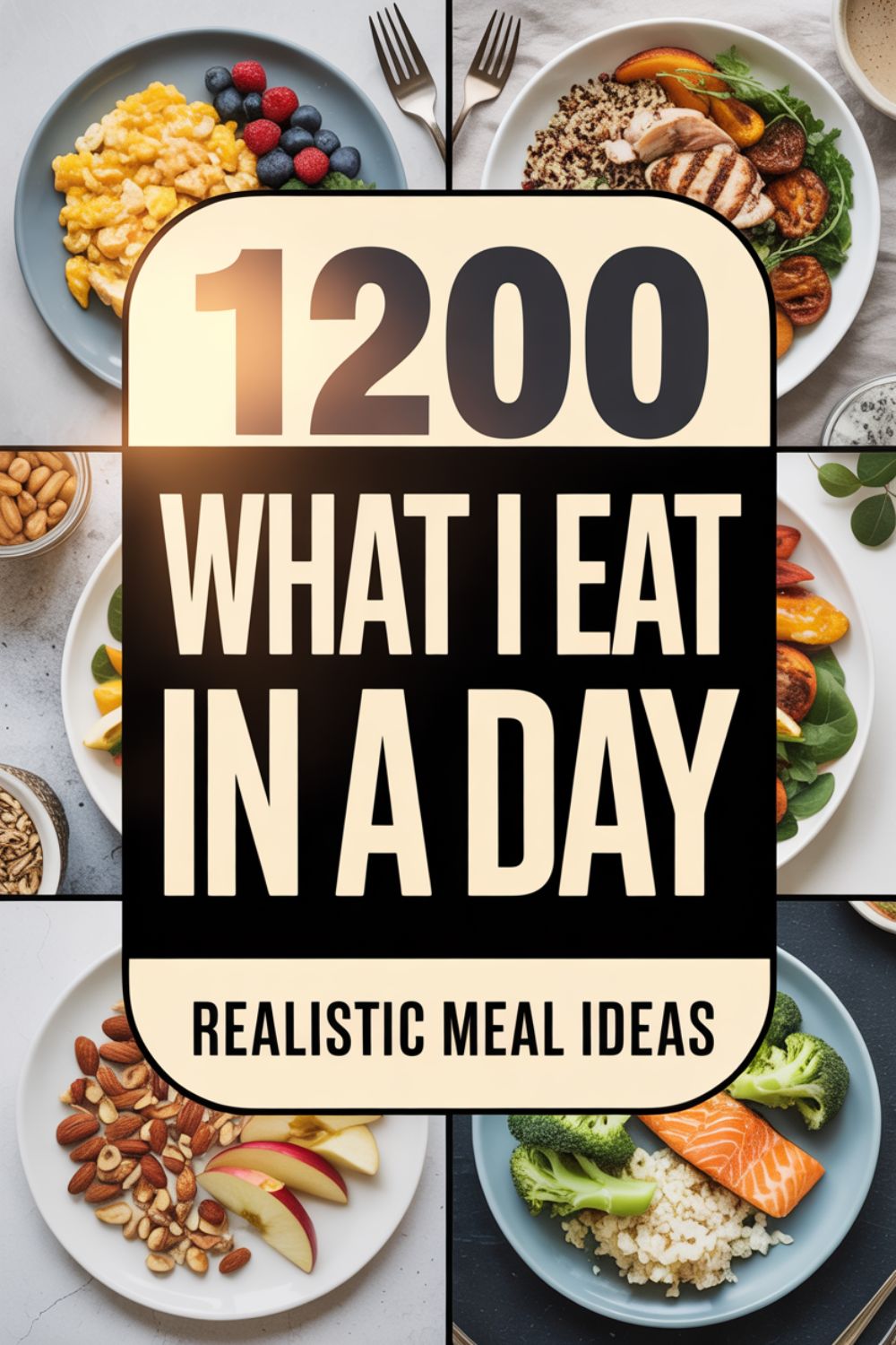 What I Eat in a 1200 Calorie Day Realistic Meal Ideas