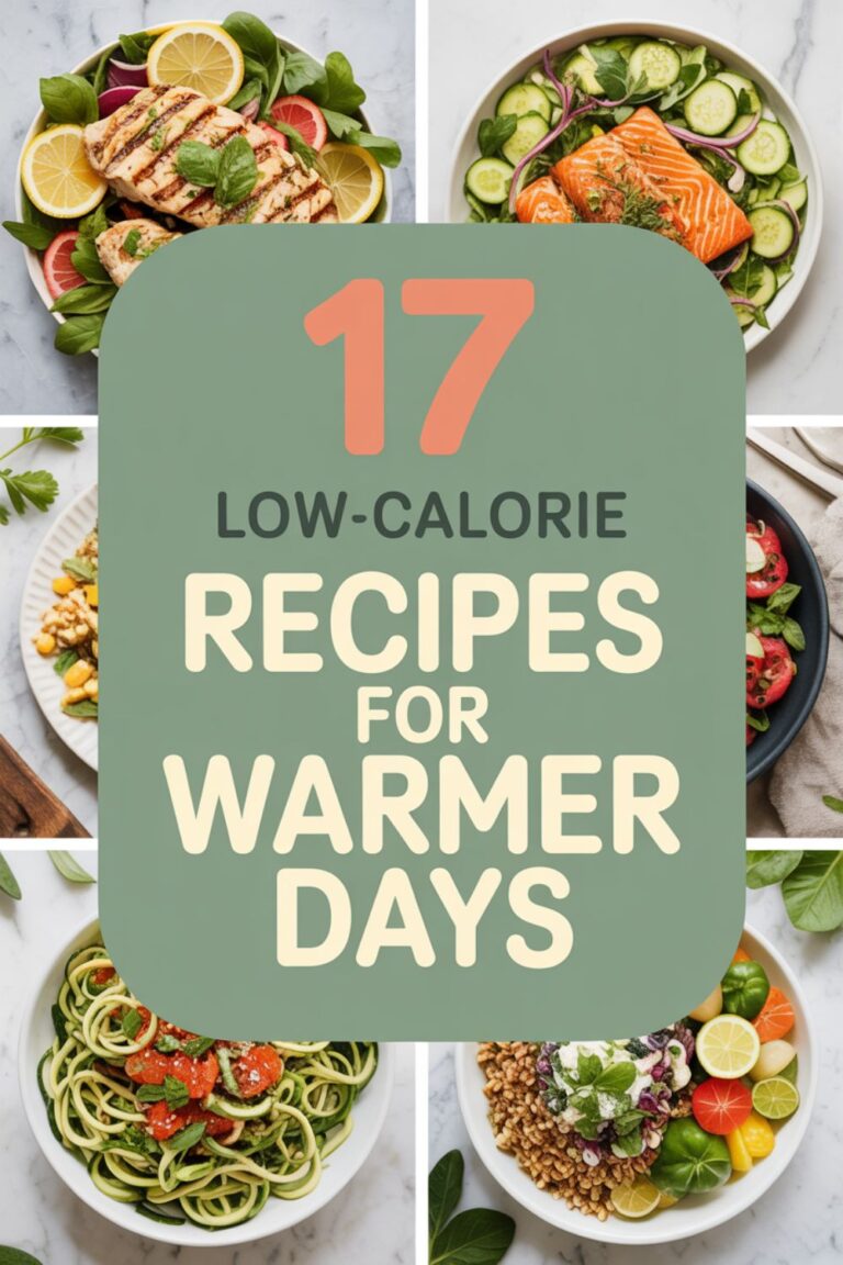 17 Low-Calorie Recipes for Warmer Days