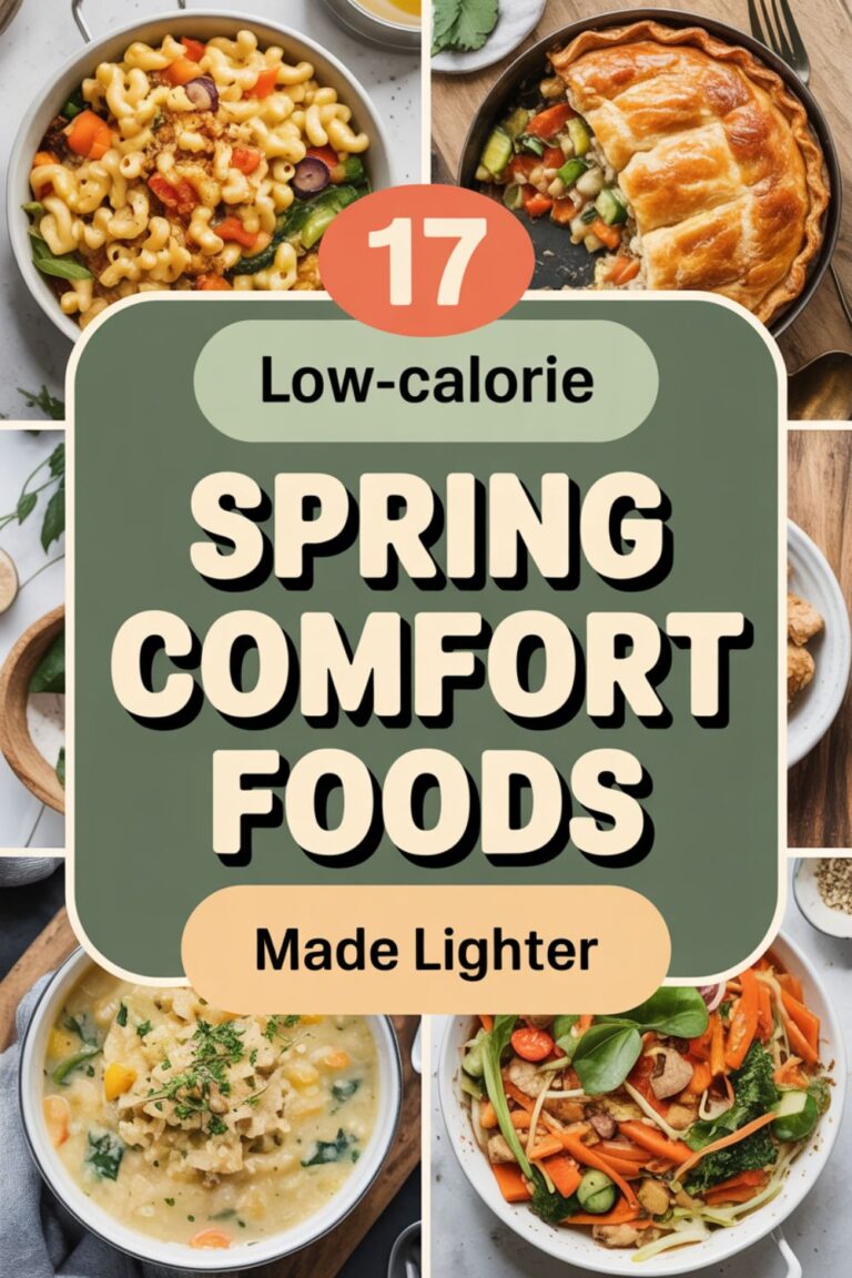 17 Low-Calorie Spring Comfort Foods Made Lighter 1 17 Low-Calorie Spring Comfort Foods Made Lighter