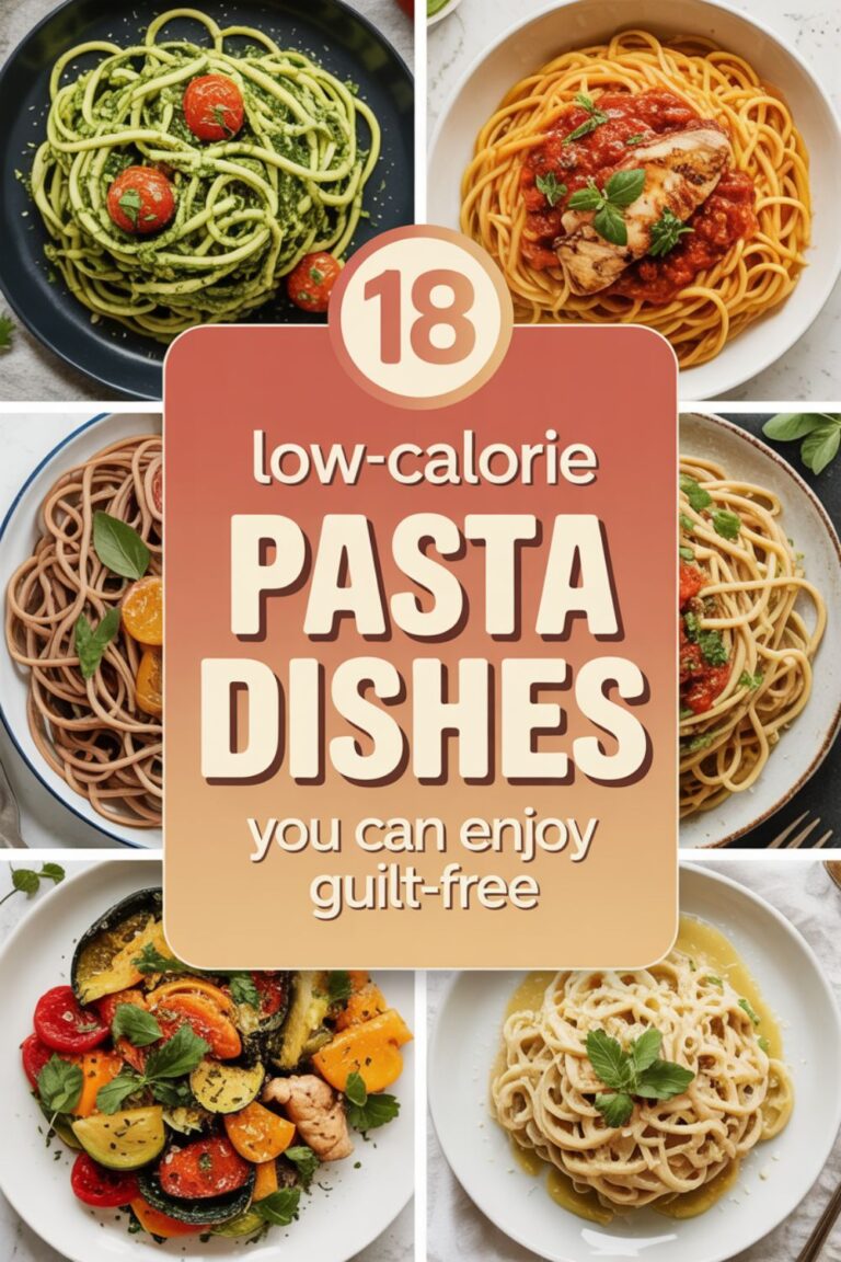 18 Low-Calorie Pasta Dishes You Can Enjoy Guilt-Free 7 18 Low-Calorie Pasta Dishes You Can Enjoy Guilt-Free