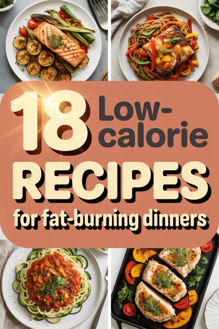 18 Low-Calorie Recipes for Fat-Burning Dinners