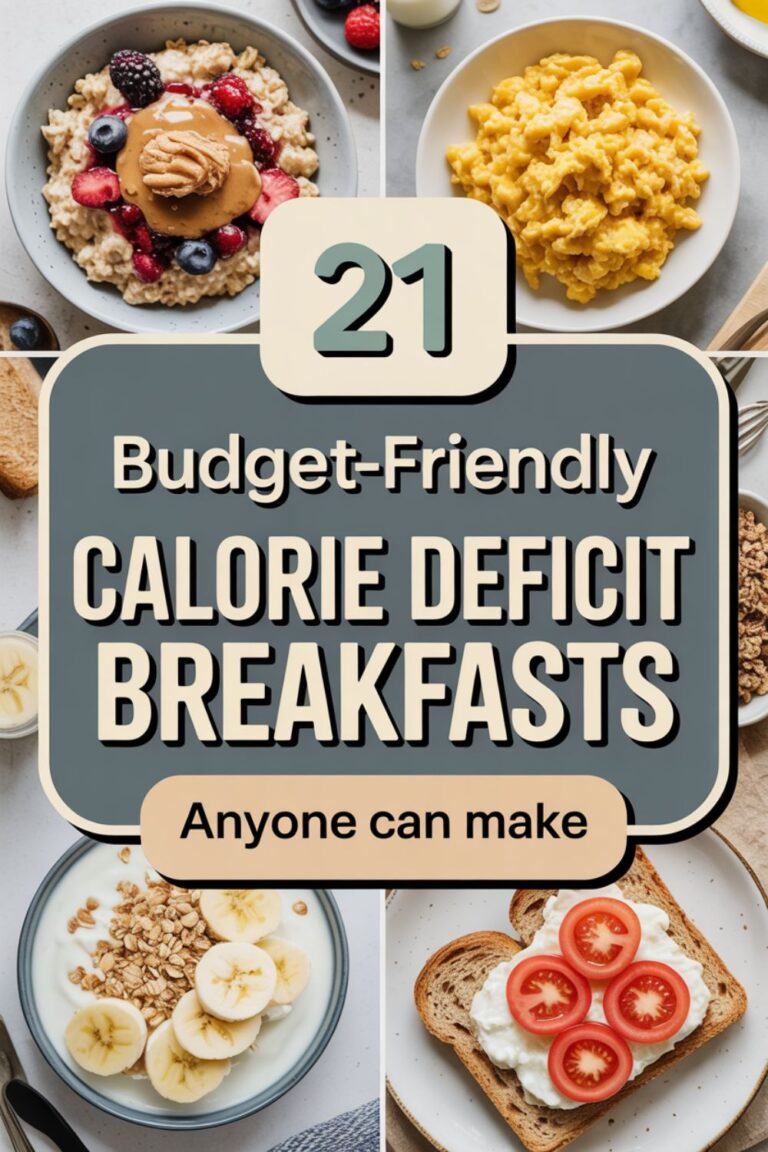 21 Budget-Friendly Calorie Deficit Breakfasts Anyone Can Make