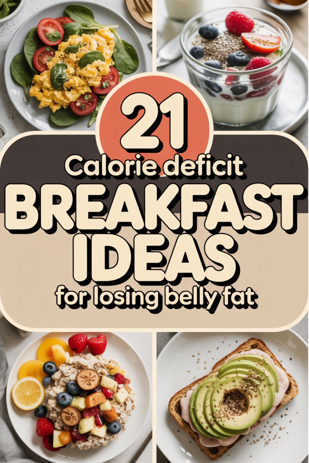 21 Calorie Deficit Breakfast Ideas for Losing Belly Fat