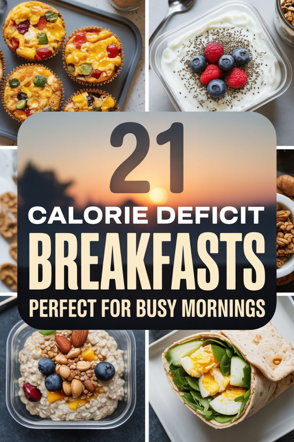 21 Calorie Deficit Breakfasts Perfect for Busy Mornings