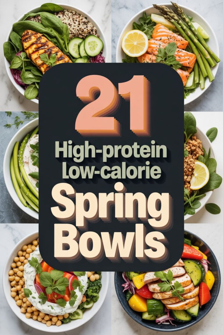 21 High-Protein Low-Calorie Spring Bowls