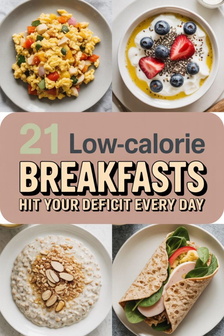 21 Low-Calorie Breakfasts to Help You Hit Your Deficit Every Day