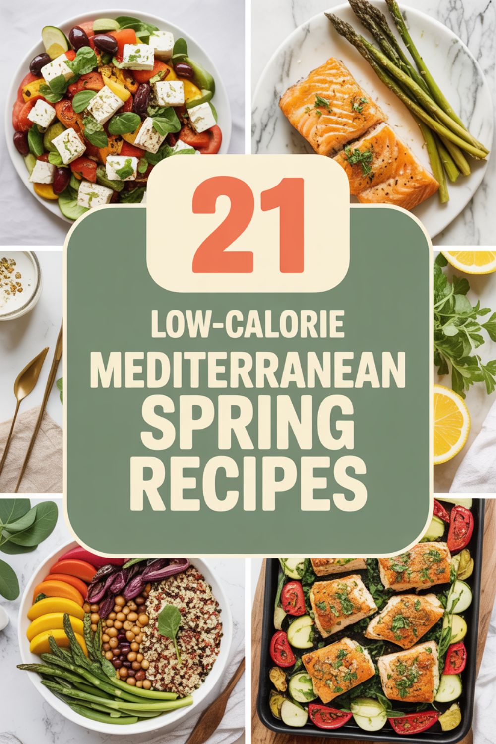 21 Low Calorie Mediterranean Spring Recipes