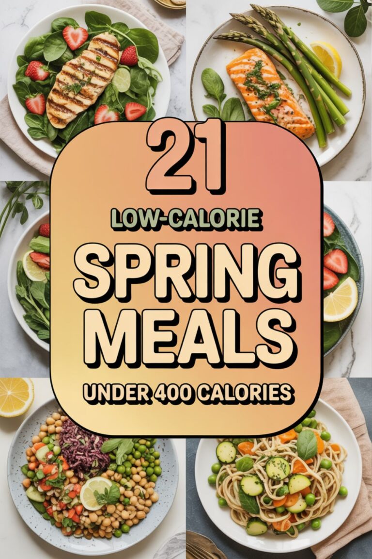 21 Low-Calorie Spring Meals Under 400 Calories