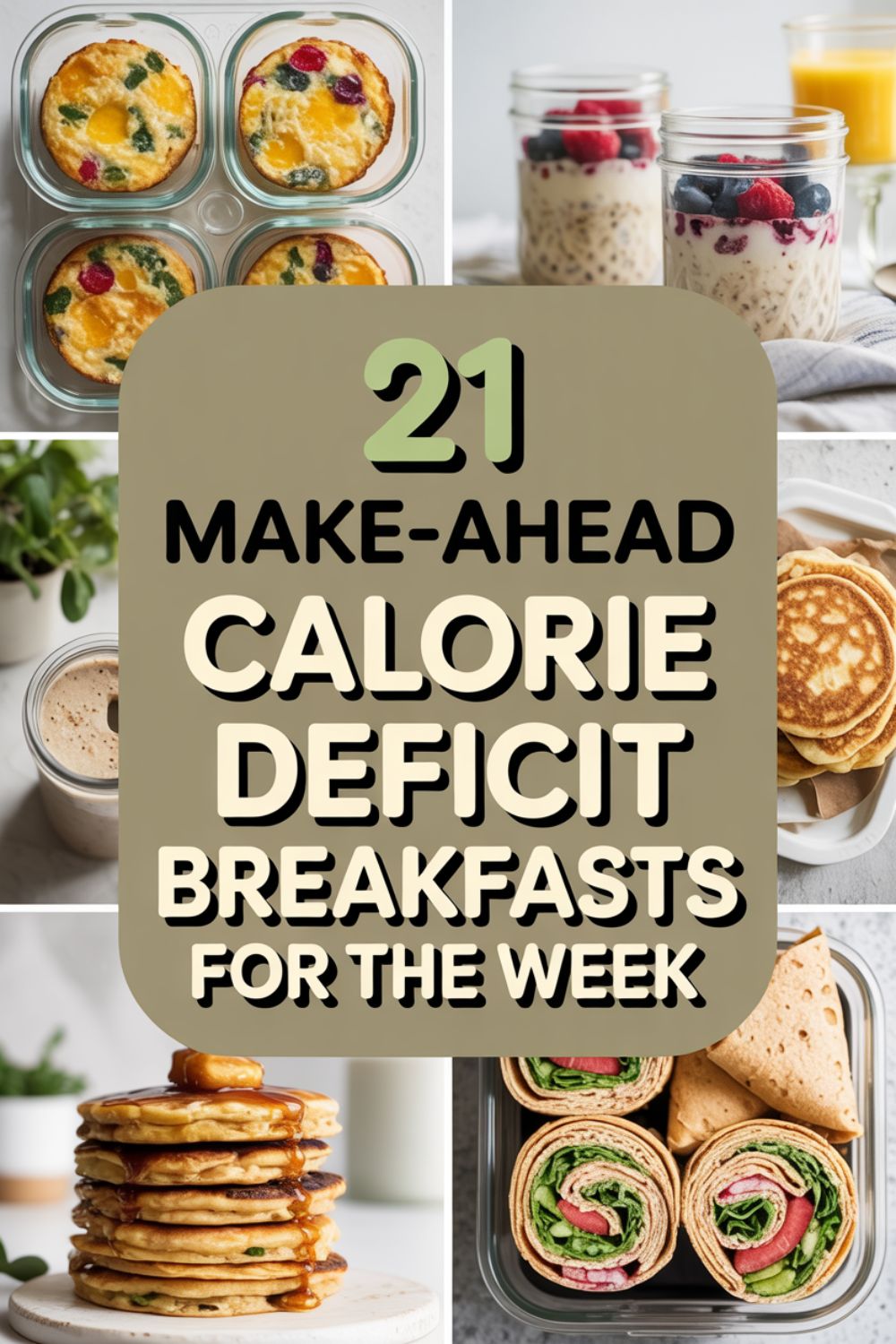 21 Make-Ahead Calorie Deficit Breakfasts for the Week 2