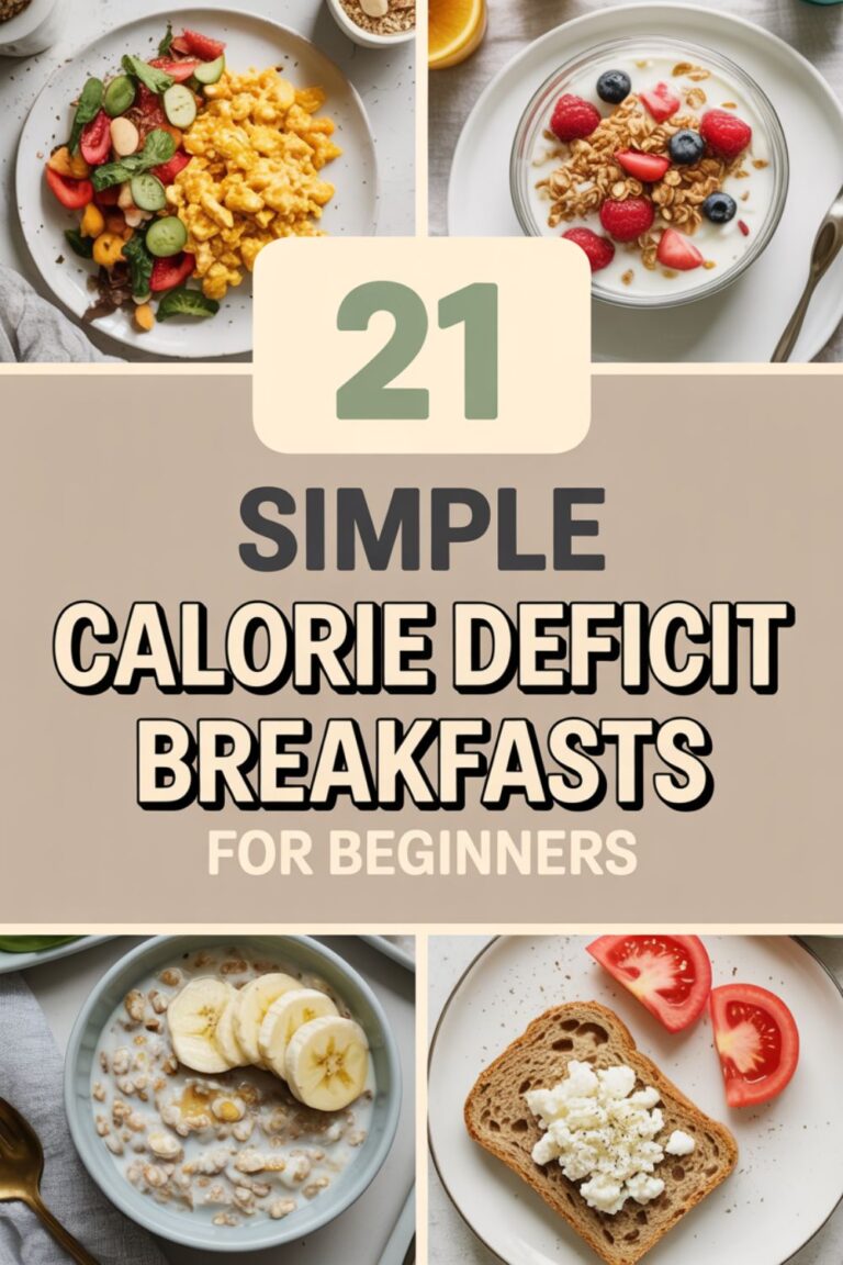 21 Simple Calorie Deficit Breakfasts for Beginners