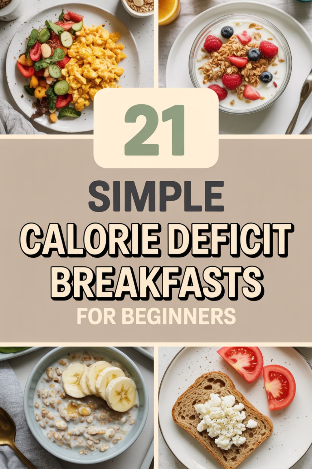 21 Simple Calorie Deficit Breakfasts for Beginners 2