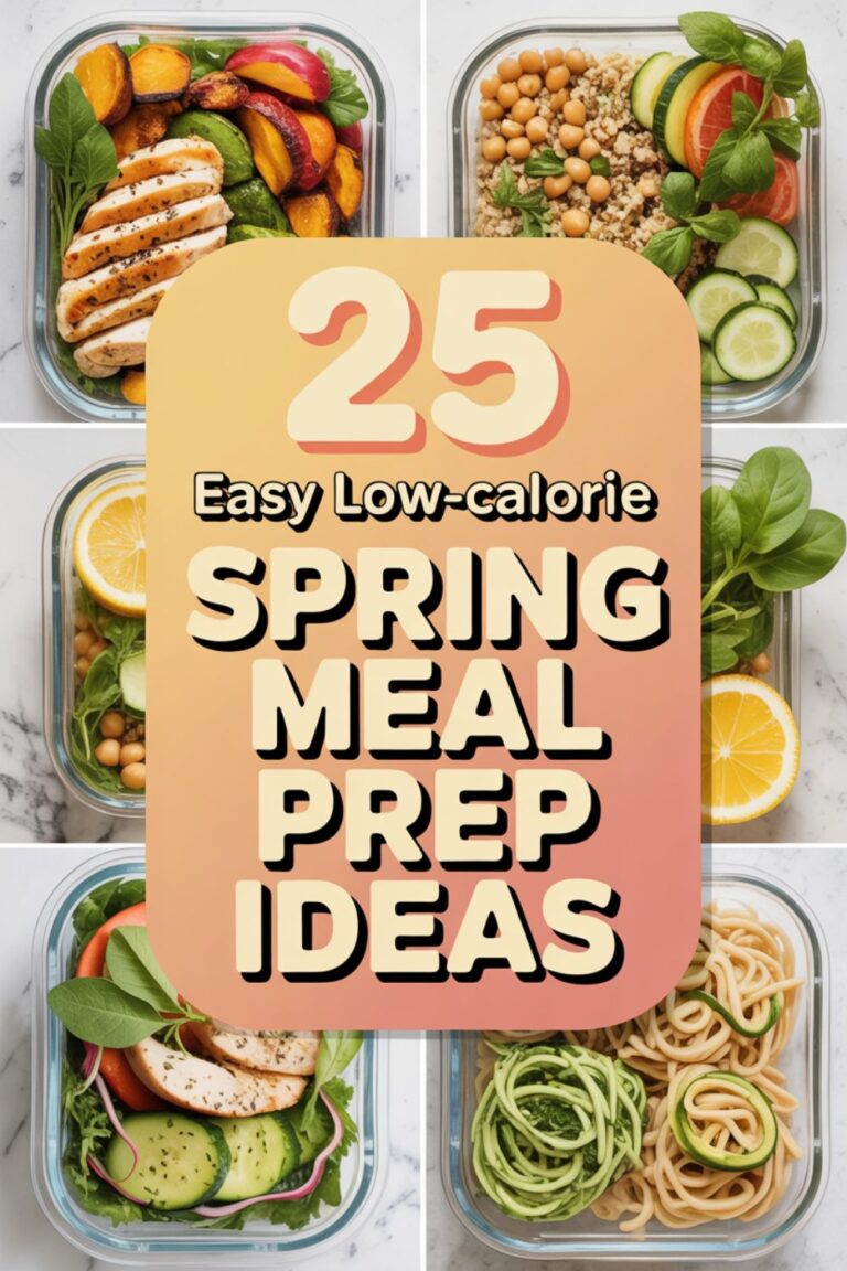 25 Easy Low-Calorie Spring Meal Prep Ideas