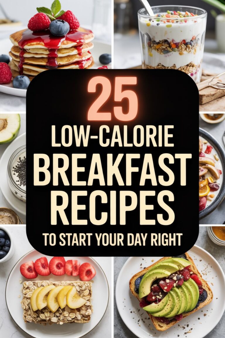 25 Low-Calorie Breakfast Recipes to Start Your Day Right 1 25 Low-Calorie Breakfast Recipes to Start Your Day Right