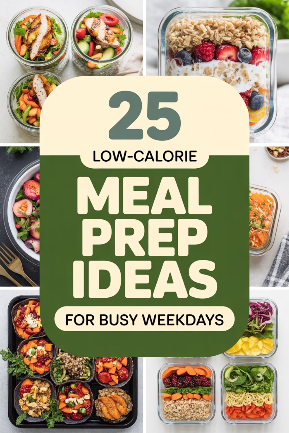25 Low-Calorie Meal Prep Ideas for Busy Weekdays 2
