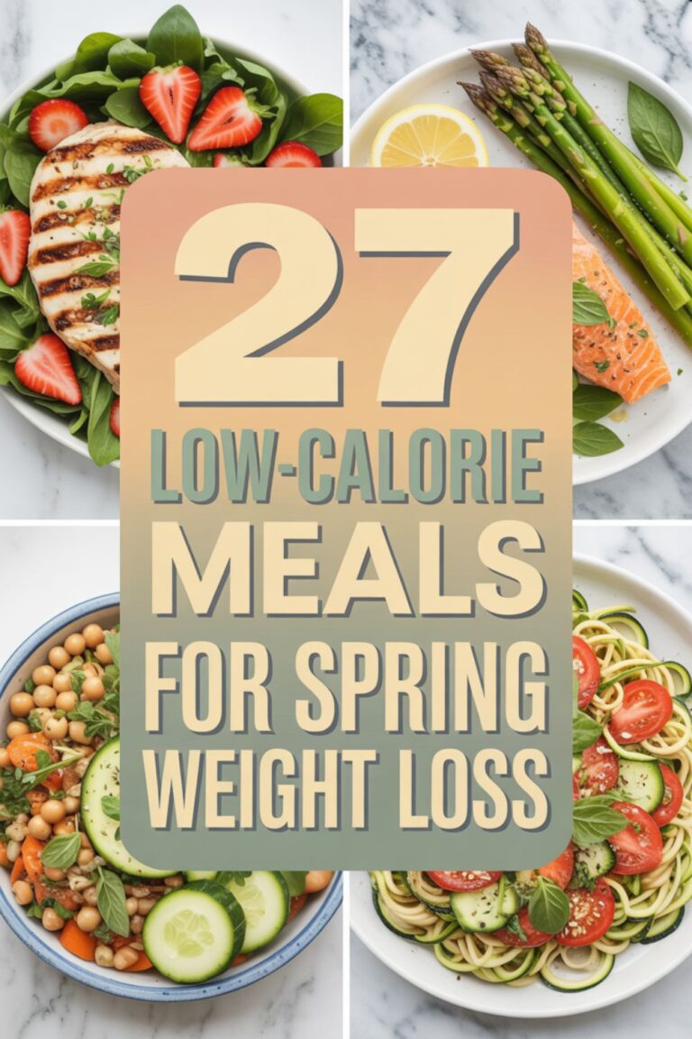 27 Low-Calorie Meals for Spring Weight Loss