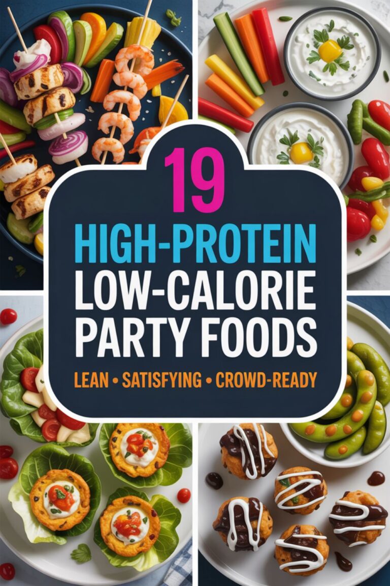 19 High-Protein Low-Calorie Party Foods