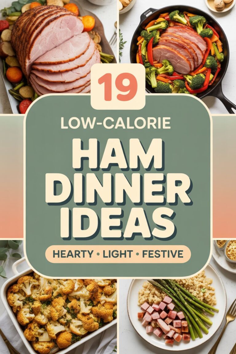 19 Low-Calorie Ham Dinner Ideas