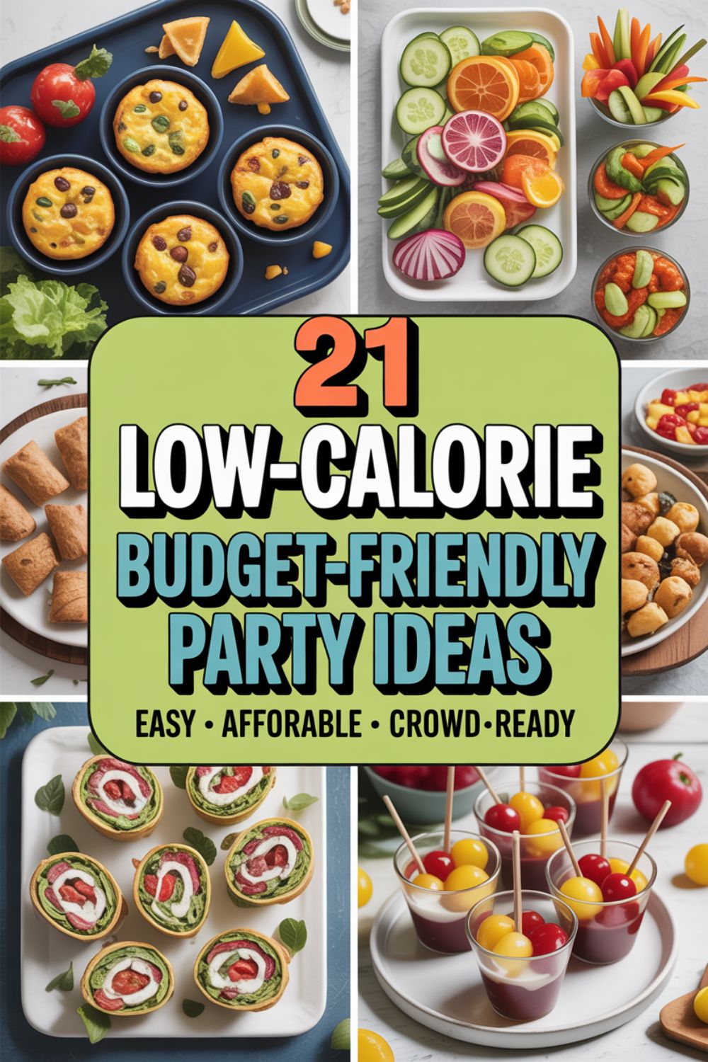 21 Budget Friendly Low Calorie Party Ideas