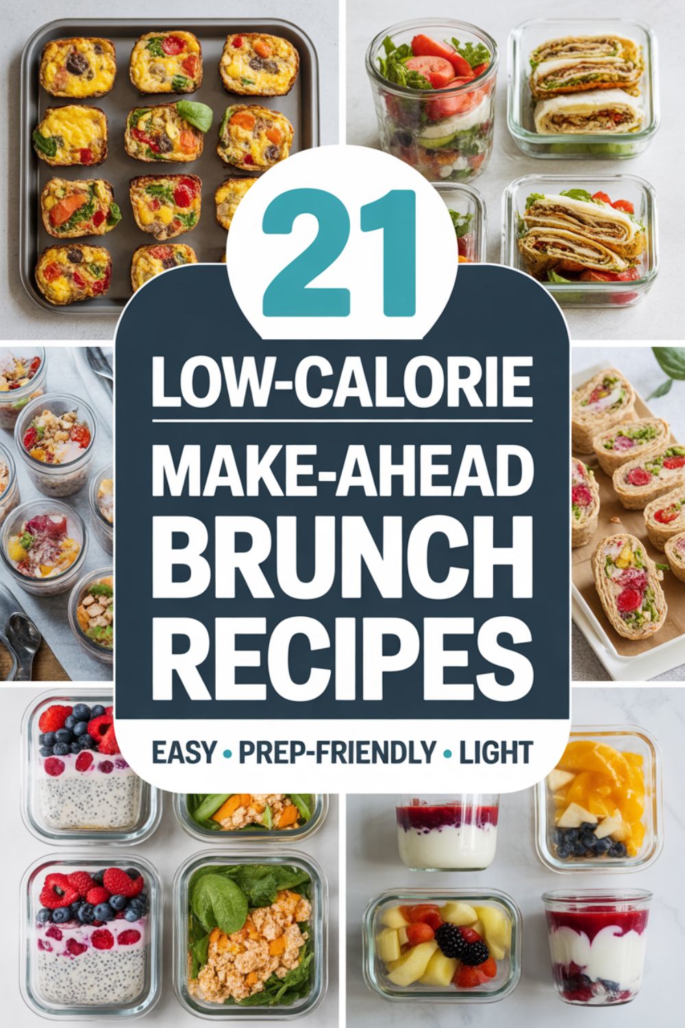 21 Low Calorie Make Ahead Brunch Recipes