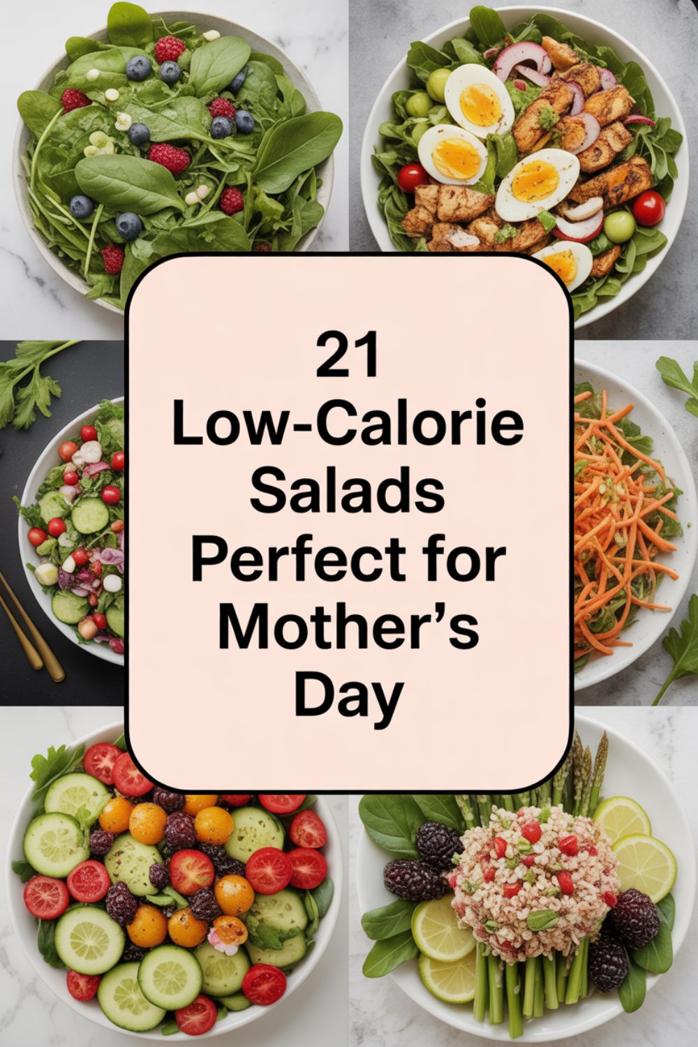 21 Low Calorie Salads Perfect for Mothers Day