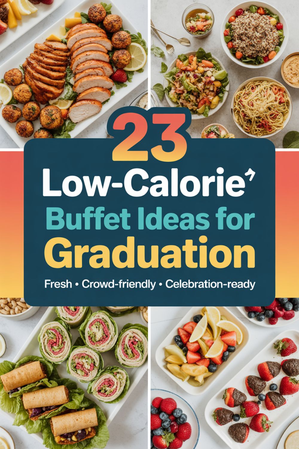 23 Low Calorie Buffet Ideas for Graduation