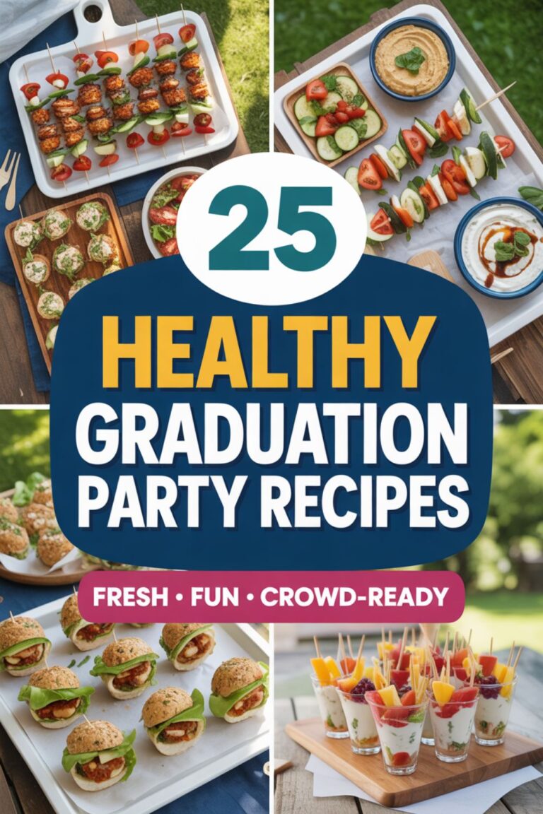 25 Healthy Graduation Party Recipes That Actually Taste Amazing