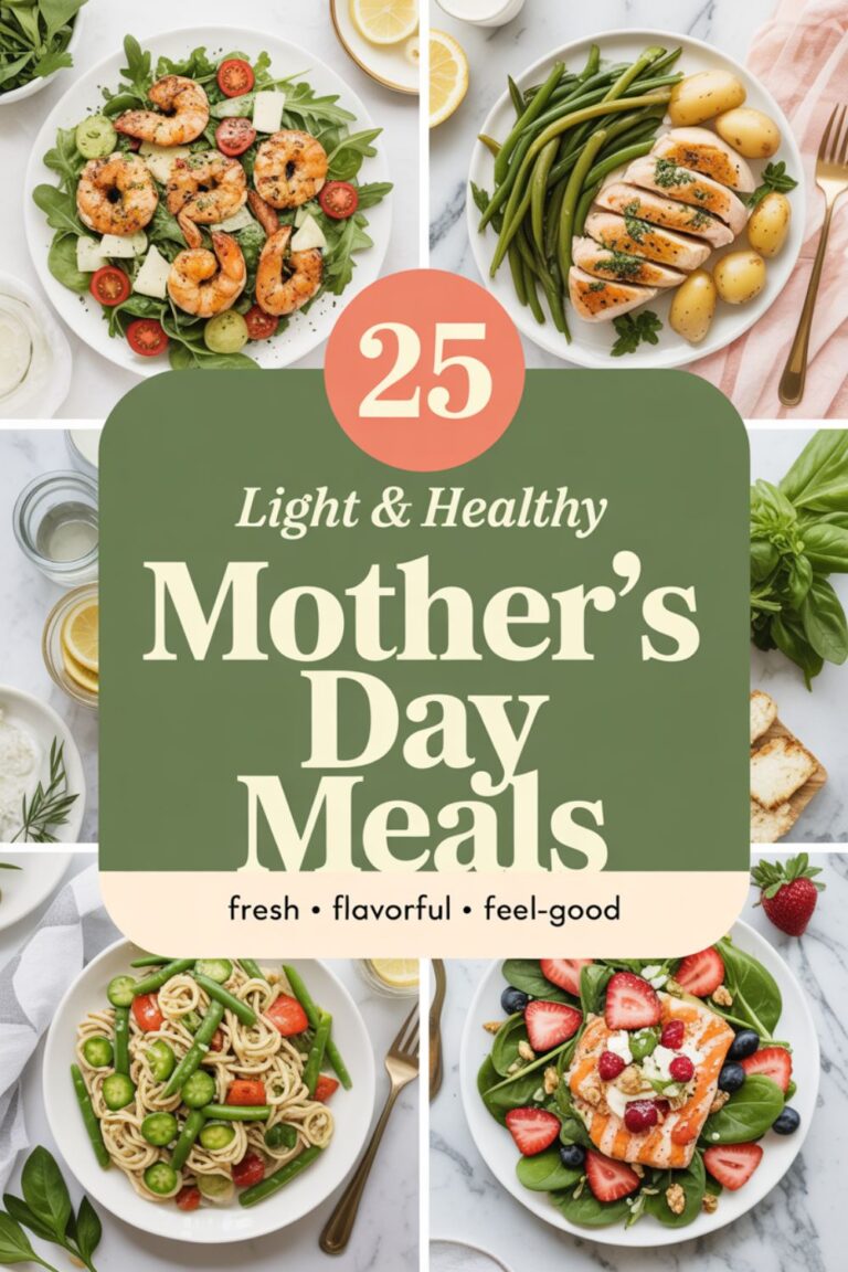 25 Light & Healthy Mother’s Day Meals She Will Actually Love
