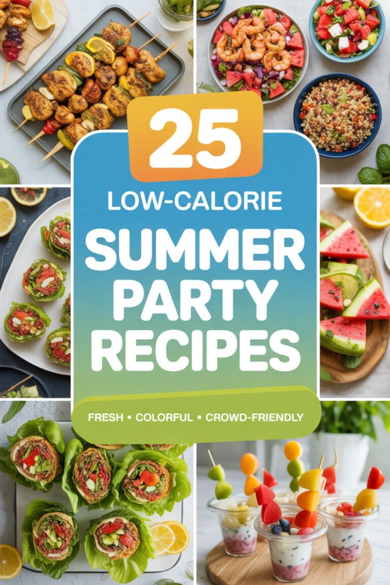 25 Low-Calorie Summer Party Recipes Your Guests Will Actually Remember