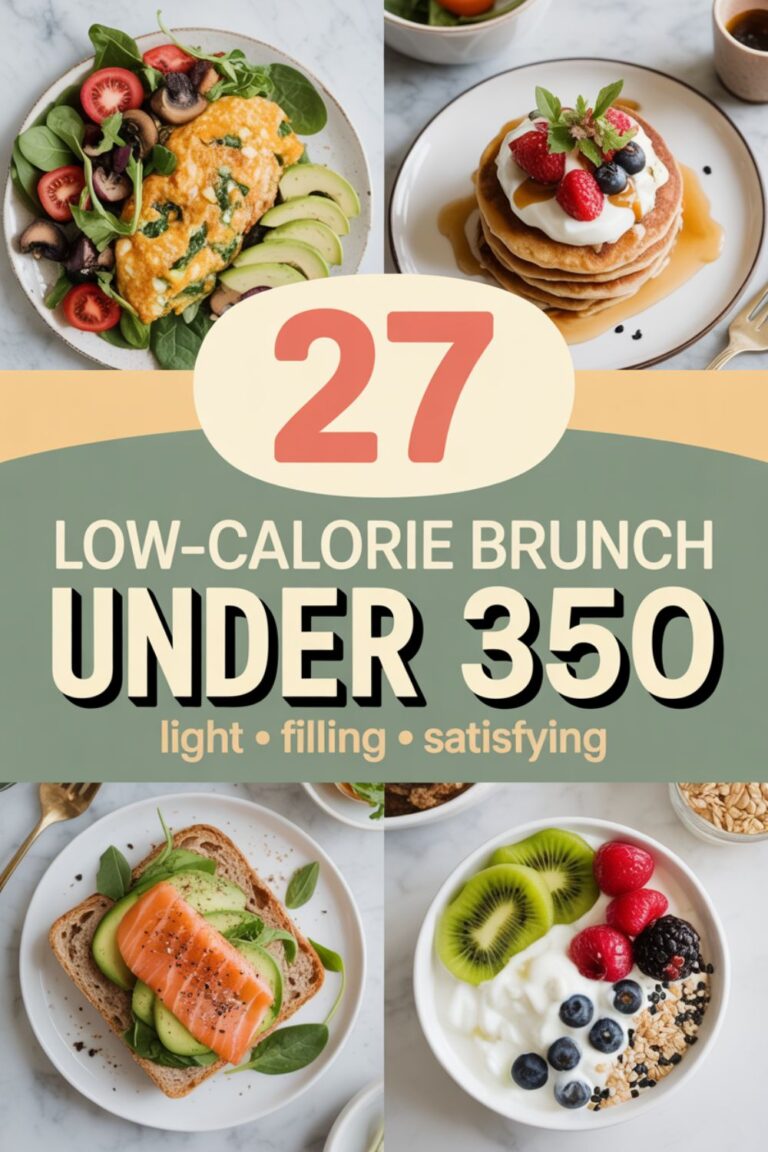 27 Low-Calorie Brunch Recipes Under 350 Calories