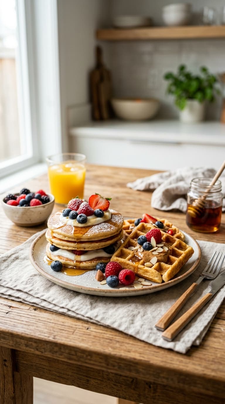 11 High Protein Pancake and Waffle Recipes