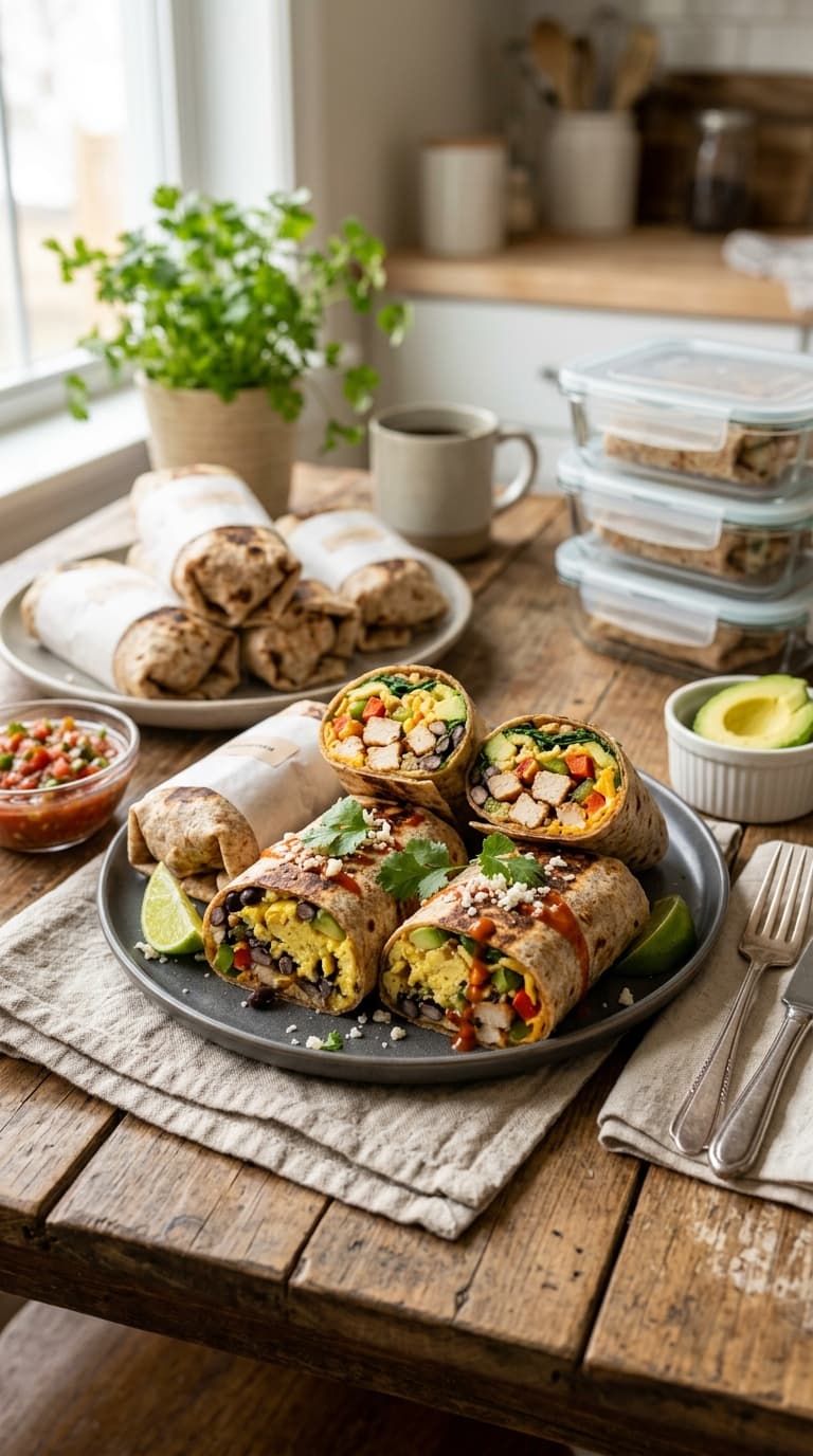 17 High Protein Breakfast Burrito Meal Prep Recipes