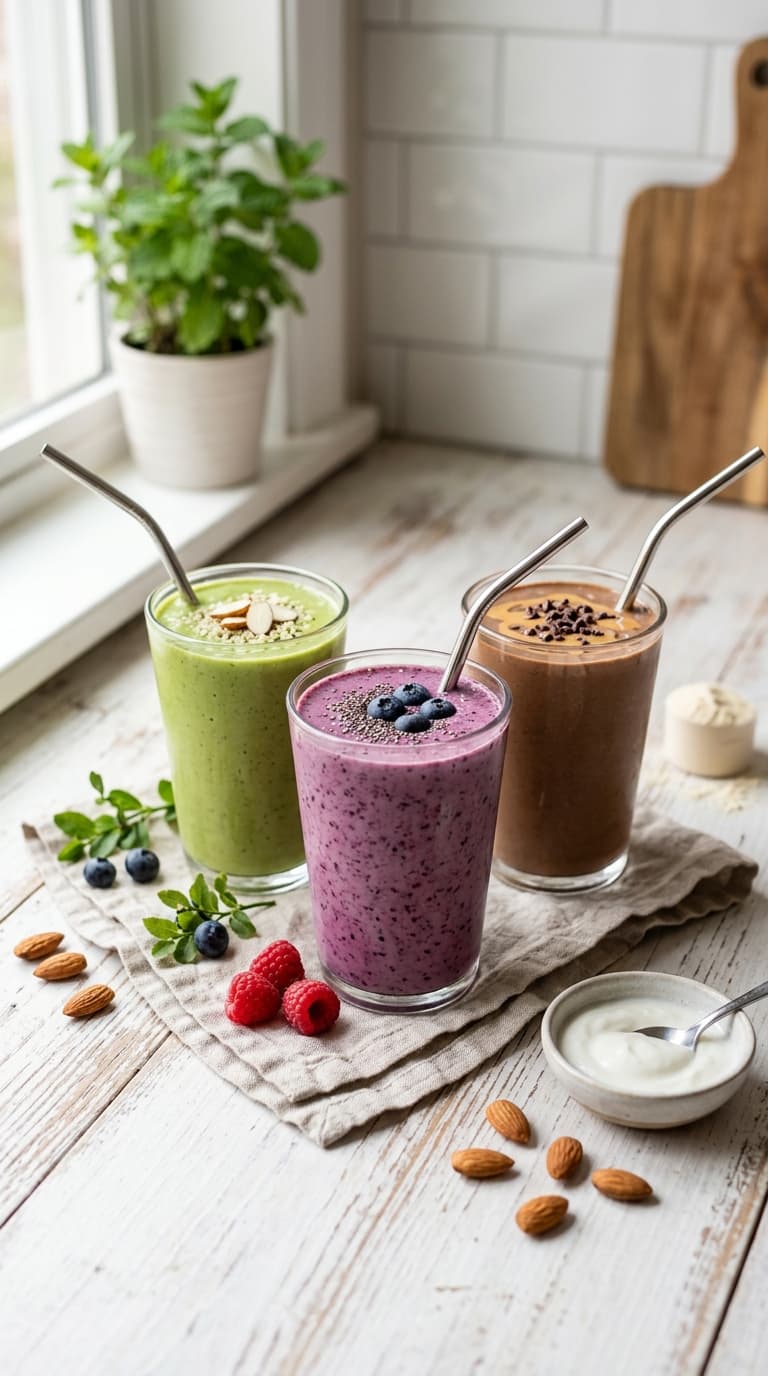 19 High Protein Breakfast Smoothies Under 400 Calories