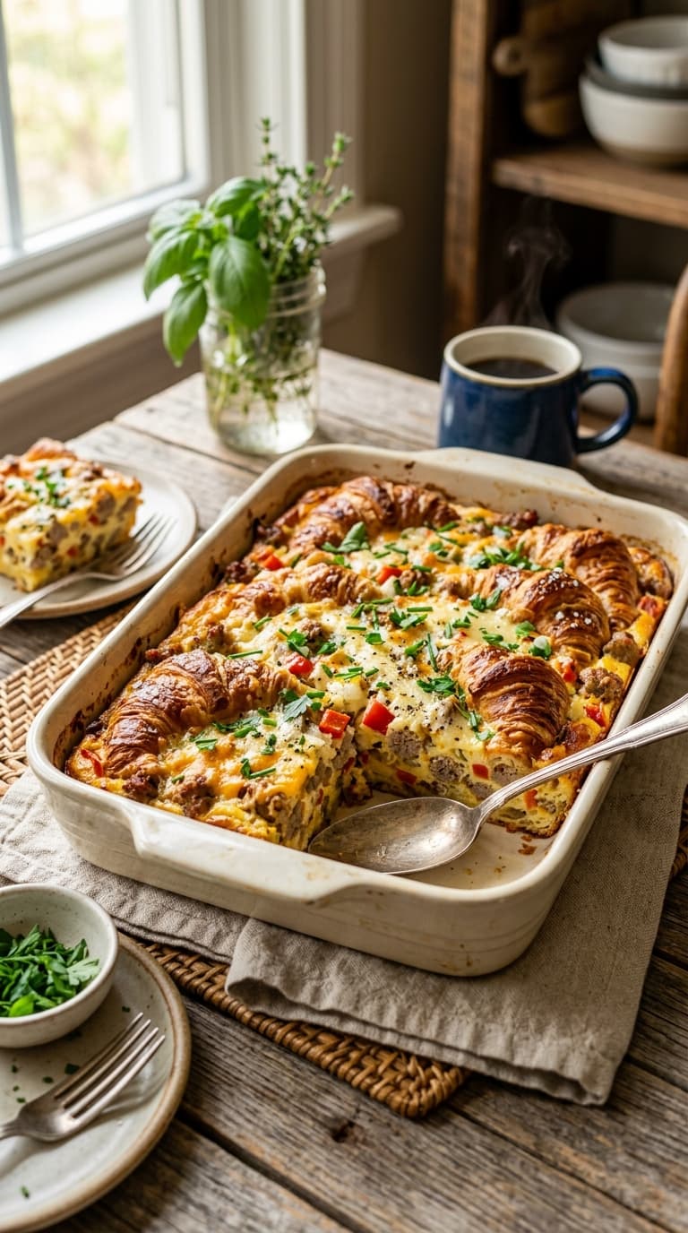 21 Breakfast Casserole Recipes Using Croissants
