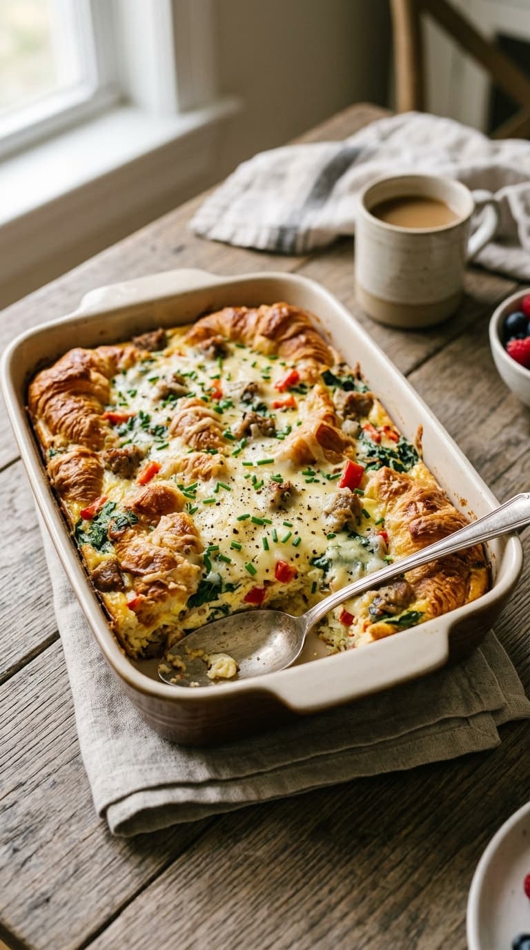 21 Breakfast Casserole Recipes Using Croissants
