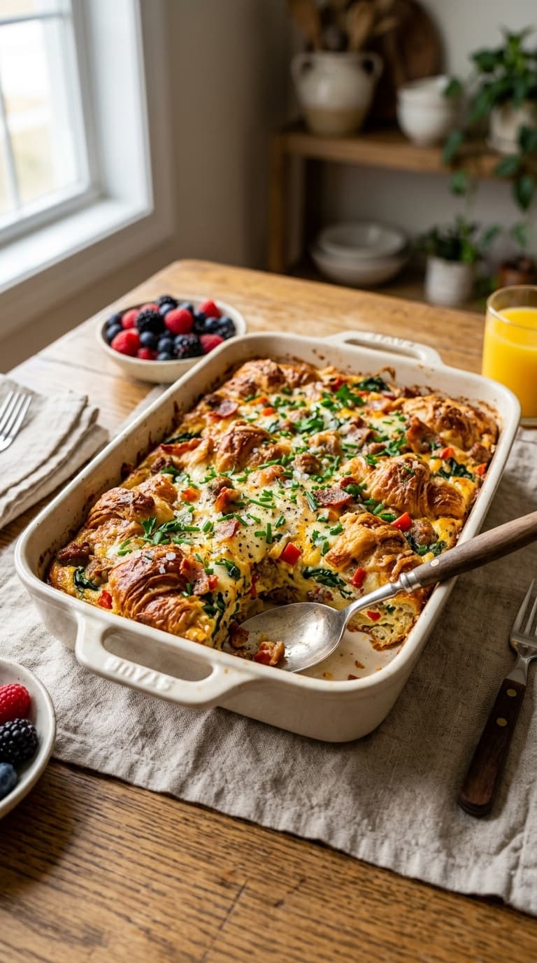 21 Breakfast Casserole Recipes Using Croissants