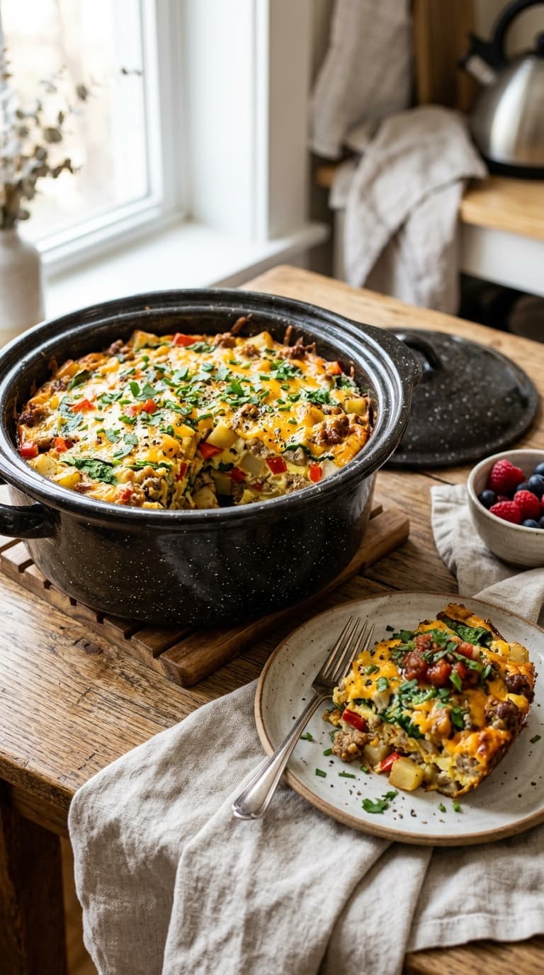 21 Slow Cooker Breakfast Casserole Recipes