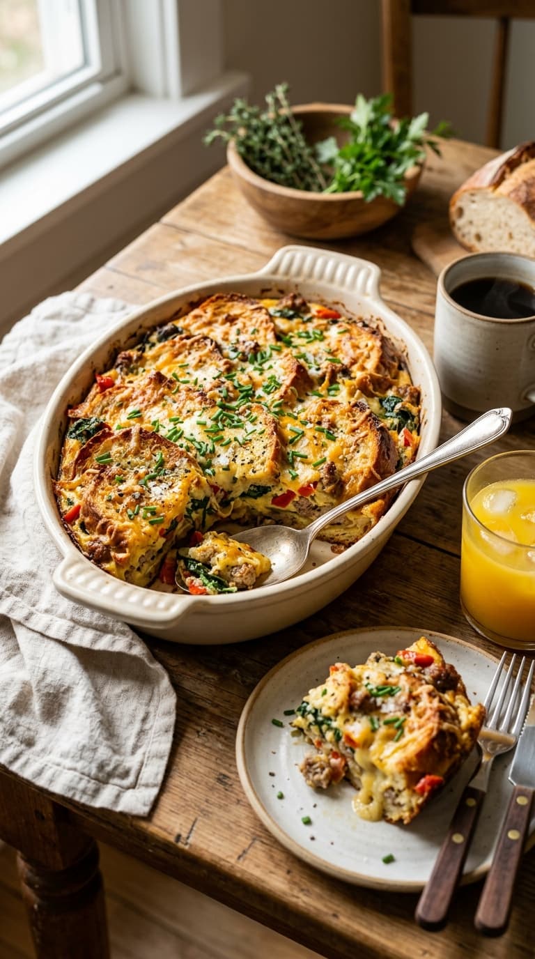 23 Breakfast Strata Recipes to Make the Night Before