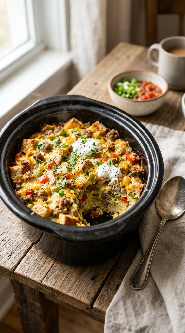 23 Crockpot Breakfast Casseroles for Easy Mornings