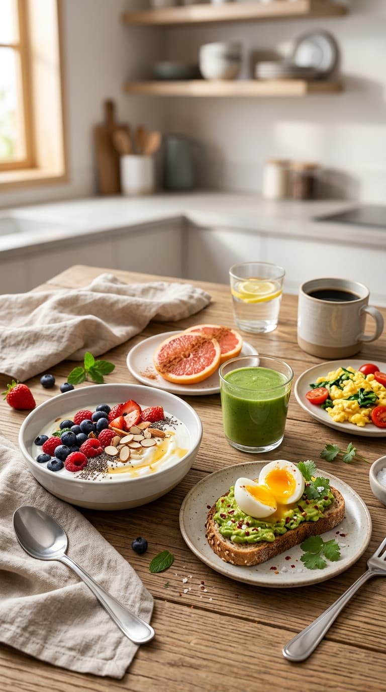 24 Healthy Breakfast Ideas for a Flat Stomach